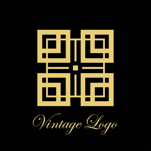 Logo Art deco — Archivo Imágenes Vectoriales