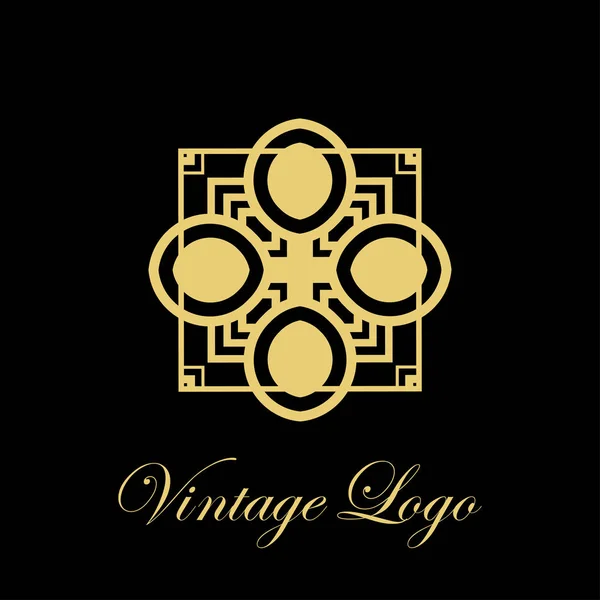 Logotipo art deco — Vetor de Stock