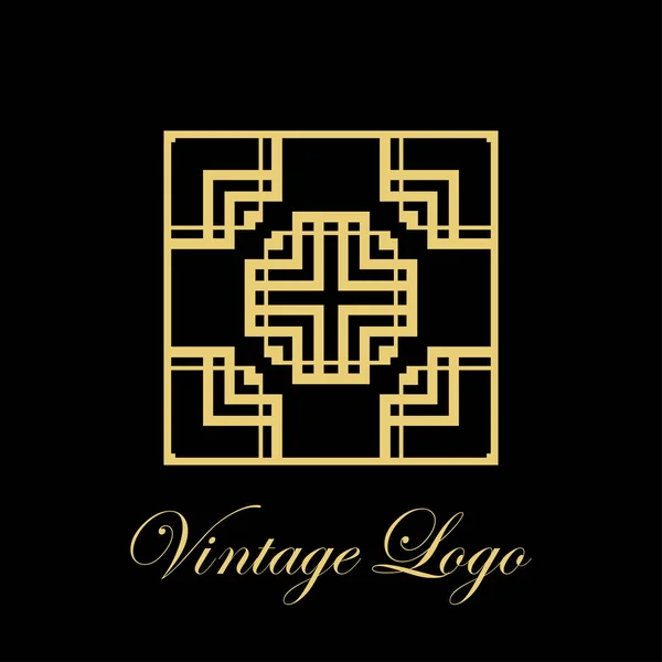 Logo Art deco — Archivo Imágenes Vectoriales