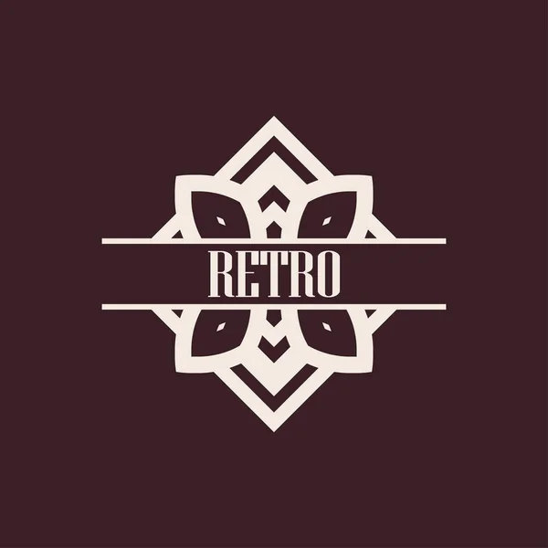 Etiqueta art deco — Vector de stock