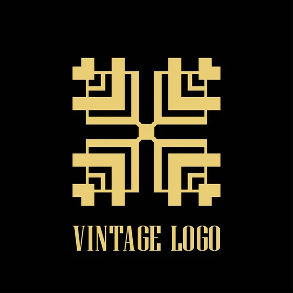 Logo Art Deco — Vettoriale Stock