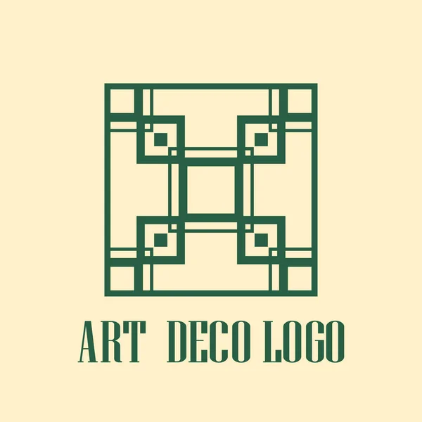 Art deco logo — Διανυσματικό Αρχείο