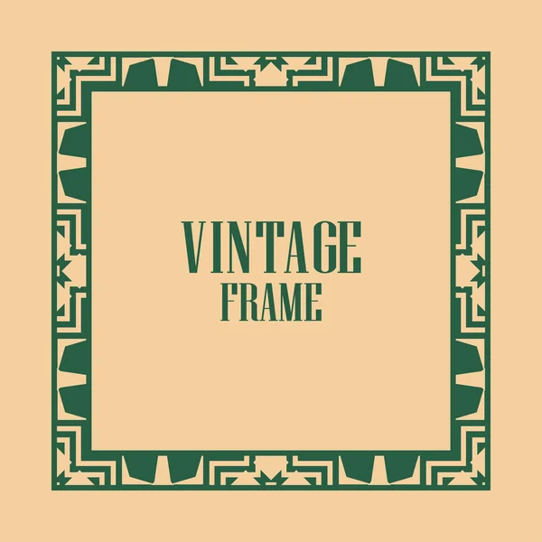 Art deco frame — Vector de stoc