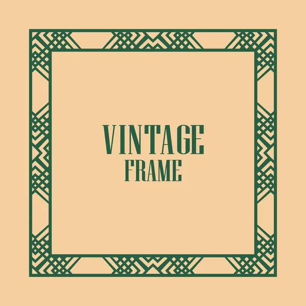 Art deco frame — Vector de stoc