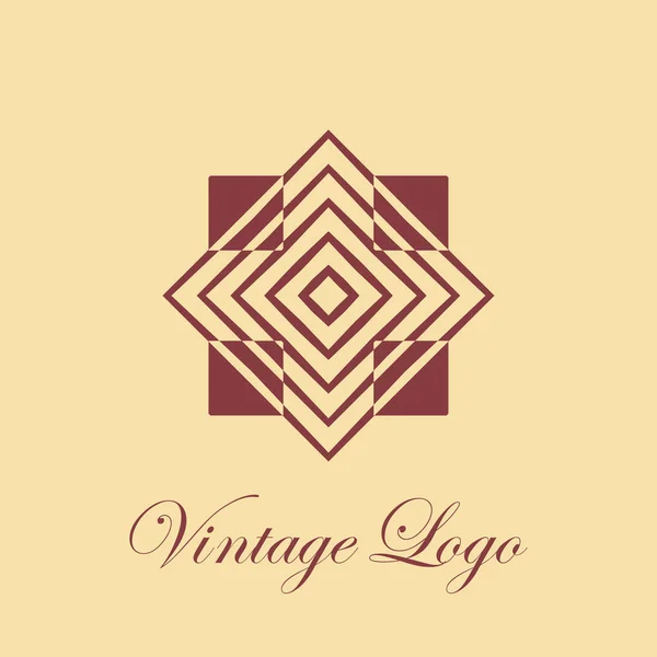 Art Deco Logo — 스톡 벡터