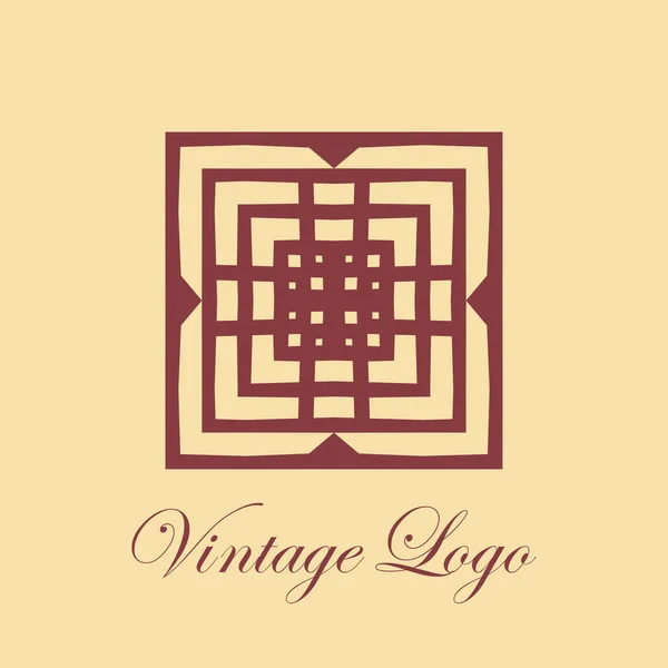 Logo Art Deco — Vettoriale Stock