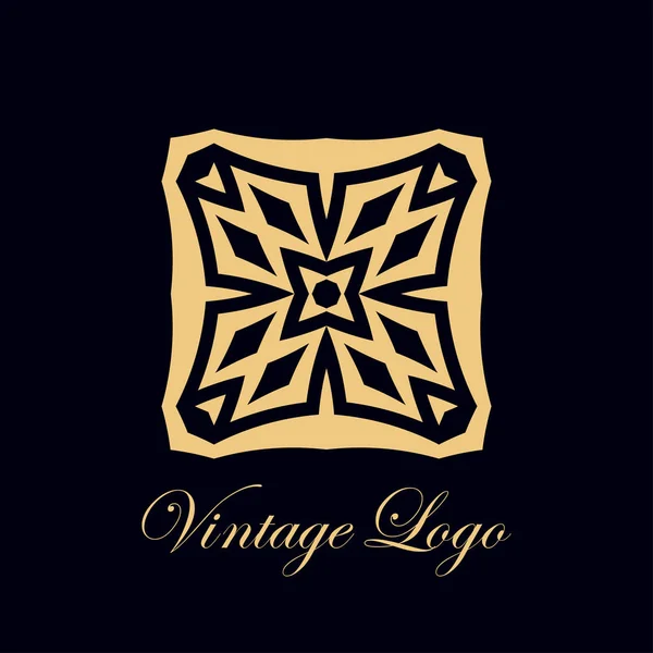 Logo Art Deco — Vettoriale Stock