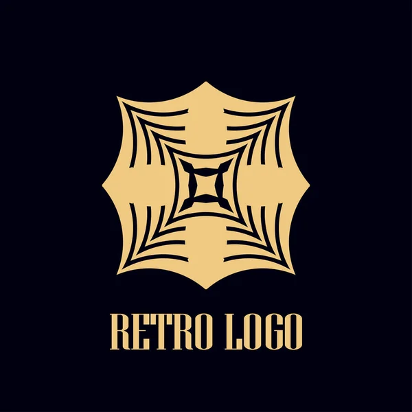 Logotipo art deco — Vetor de Stock