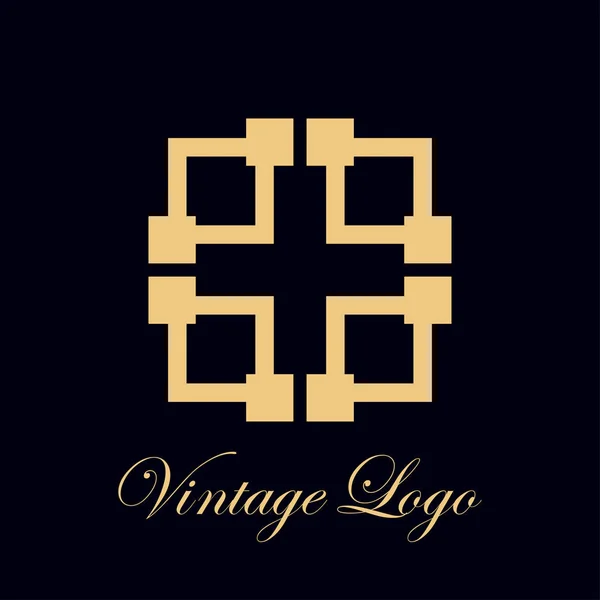 Logo Art deco — Archivo Imágenes Vectoriales