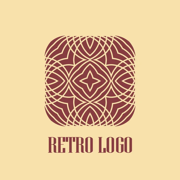 Logo art deco - Stok Vektor