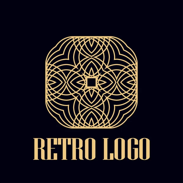 Logotipo art deco — Vetor de Stock