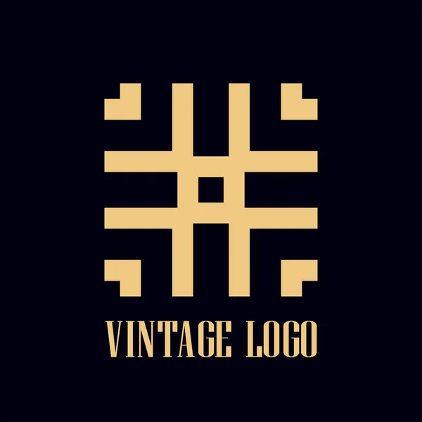 Logo Art deco — Vector de stock