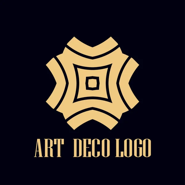 Logotipo art deco —  Vetores de Stock