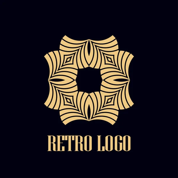 Logo Art deco — Vector de stock