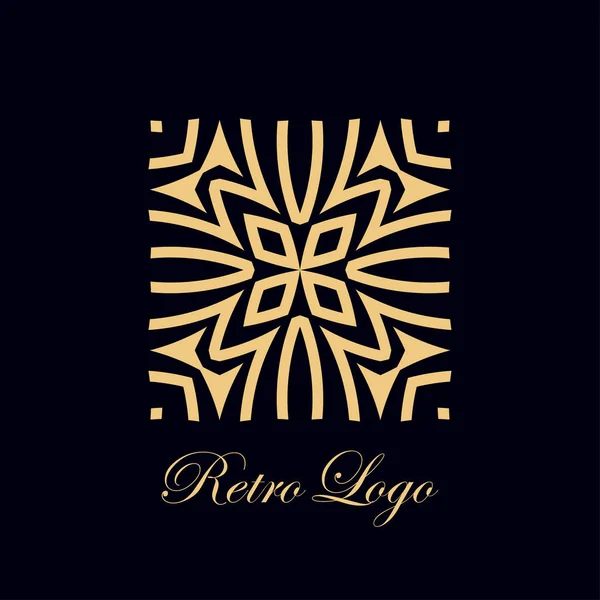 Logotipo art deco — Vetor de Stock