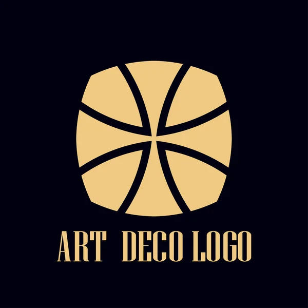 Logo Art deco — Vector de stock