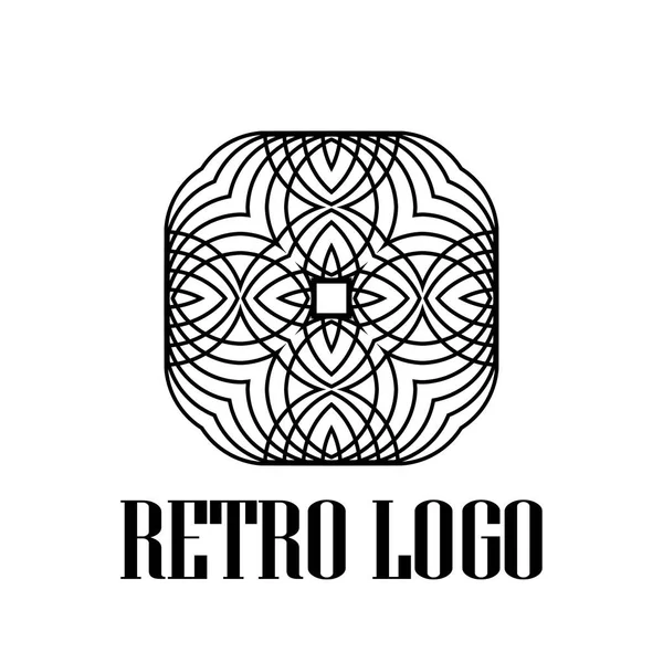 Art-Deco-Logo — Stockvektor