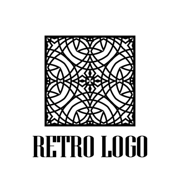 Logotipo art deco — Vetor de Stock