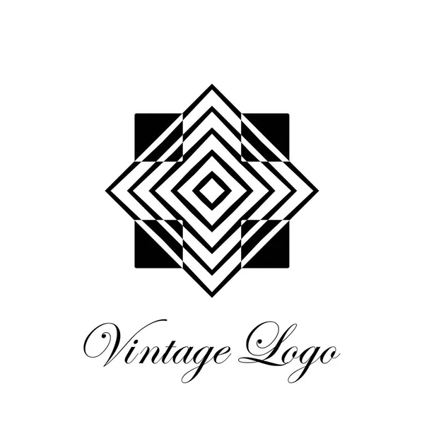 Art Deco Logo — Stok Vektör