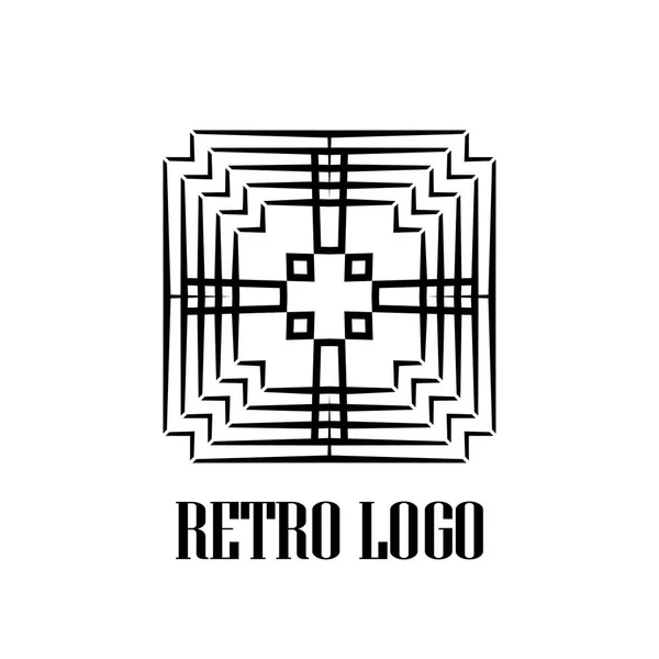 Logo-ul Art Deco — Vector de stoc