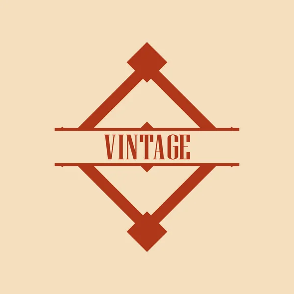 Art Deco Logo — Stok Vektör