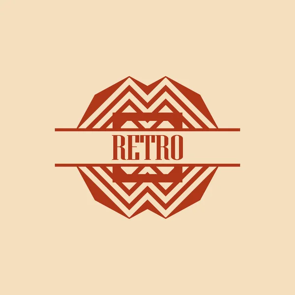 Art Deco Logo — ストックベクタ