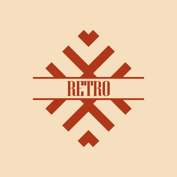 Logotipo art deco — Vetor de Stock