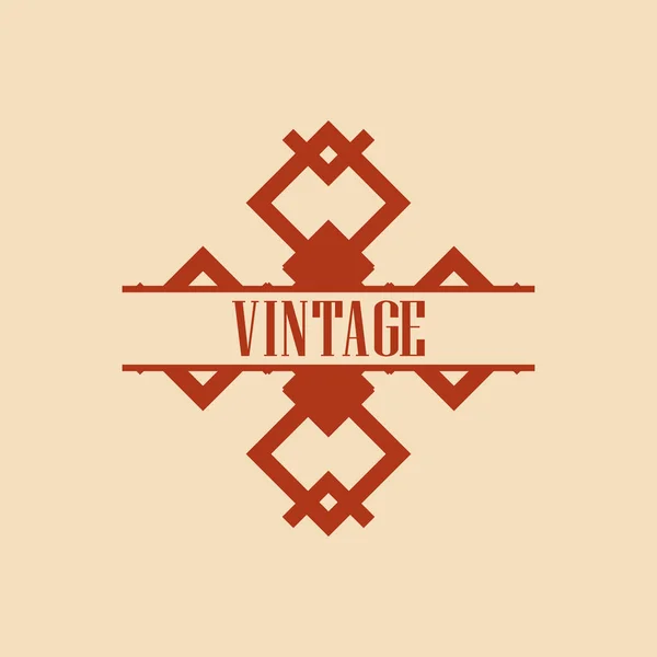 Art Deco Logo — Stock vektor