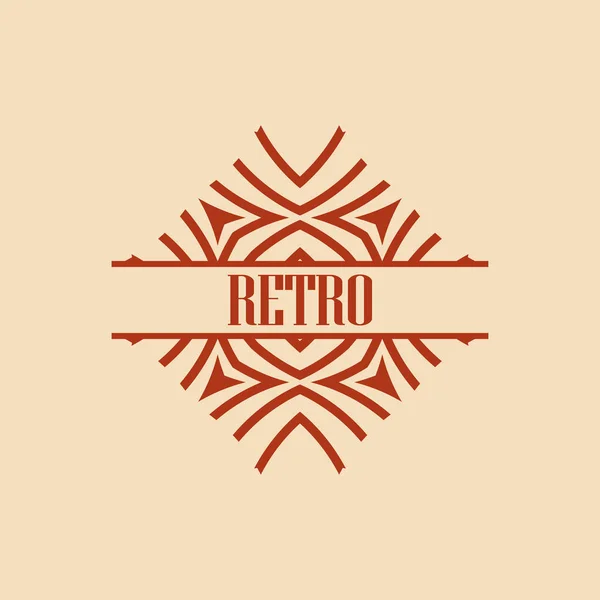 Logo Art Deco — Vettoriale Stock