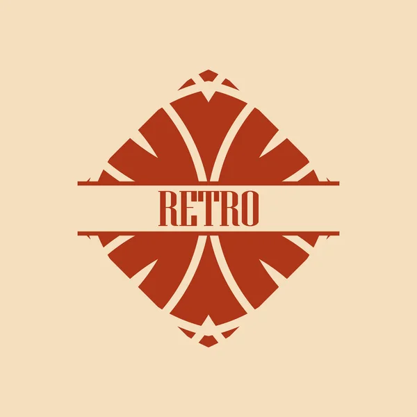 Logo Art deco — Vector de stock