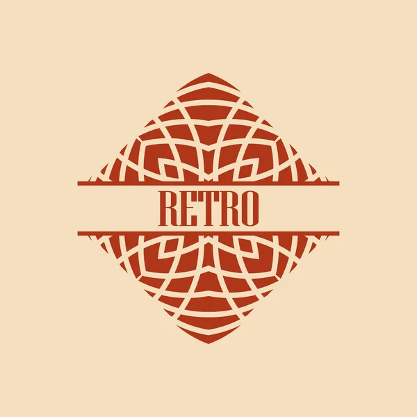 Art Deco Logo — Stok Vektör