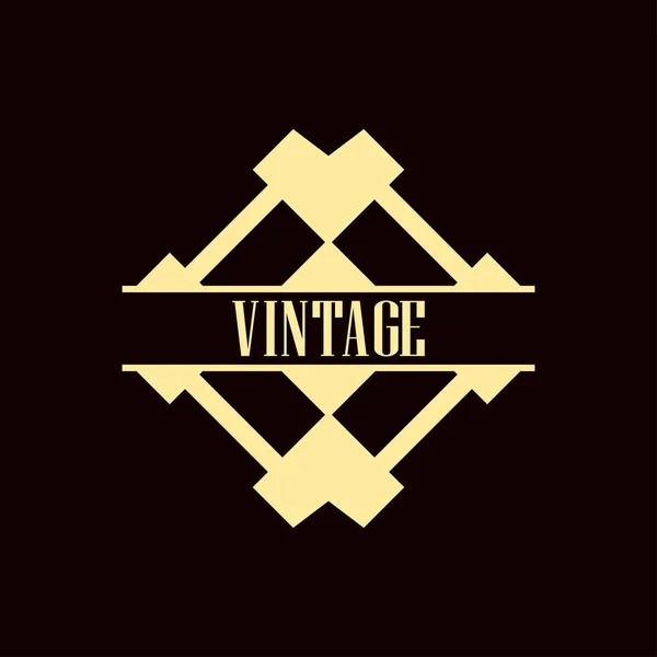 Logo Art deco — Archivo Imágenes Vectoriales