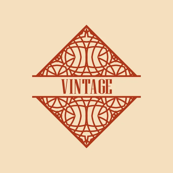 Art Deco Logo — Stockový vektor
