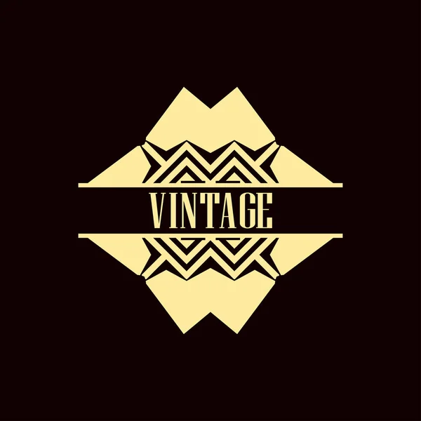 Logo Art deco — Archivo Imágenes Vectoriales