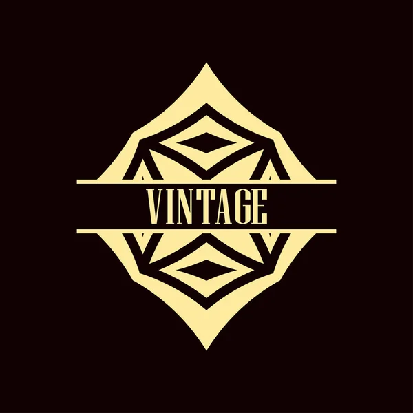 Logo Art deco — Vector de stock