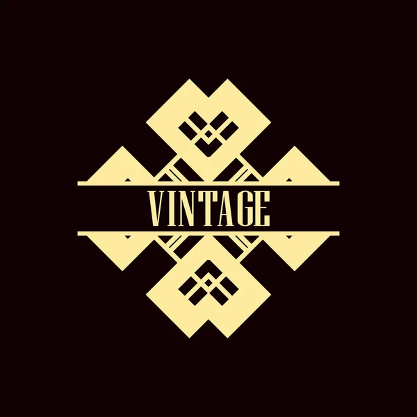 Logo Art deco — Archivo Imágenes Vectoriales