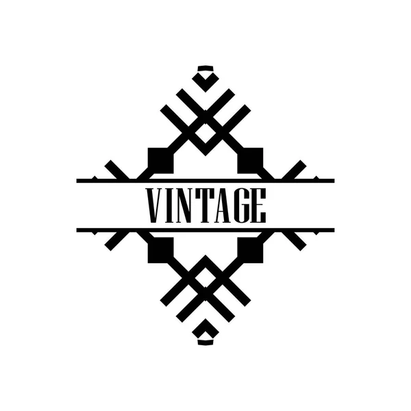 Art Deco Logo — Stok Vektör