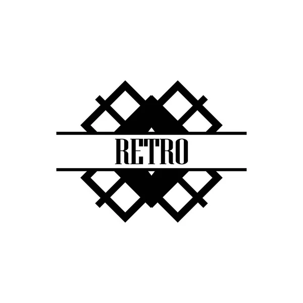 Logo Art deco — Vector de stock