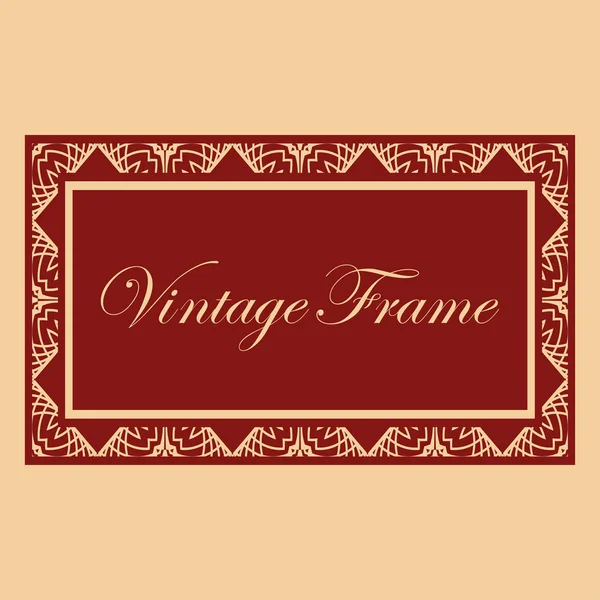 Art Deco Frame — Stock Vector