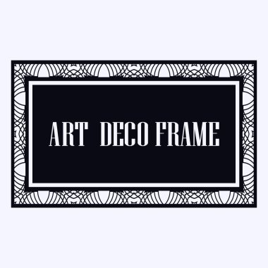 art deco çerçeve