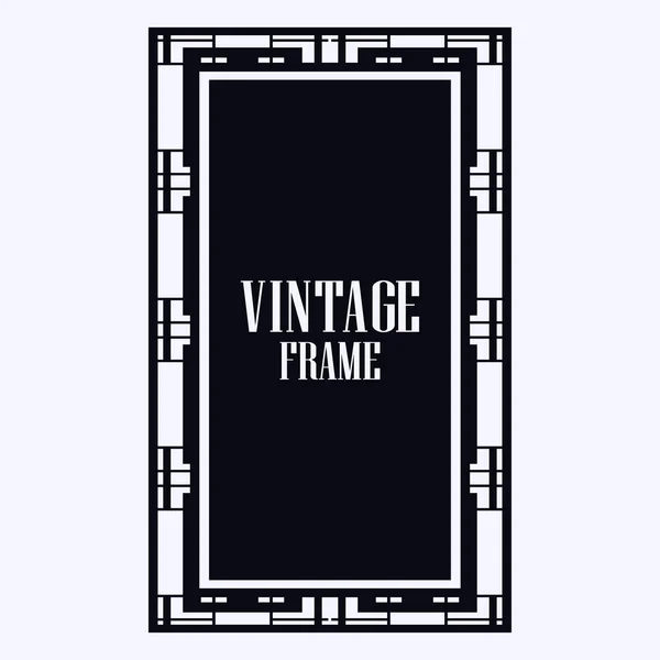 Ramme art deco – Stock-vektor