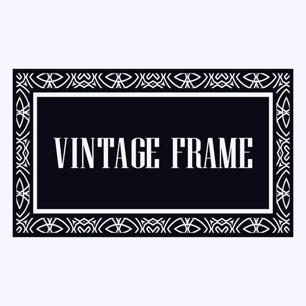 Art Deco Frame — Stock Vector