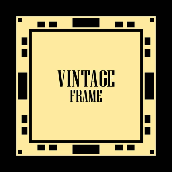 Art Deco Frame — Stock Vector