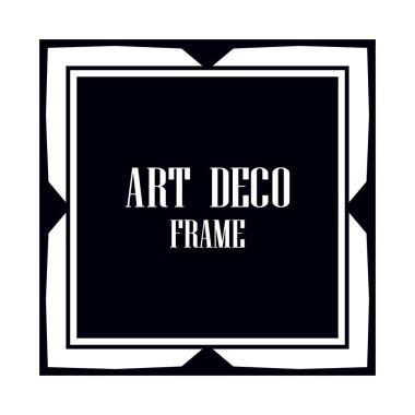 art deco çerçeve