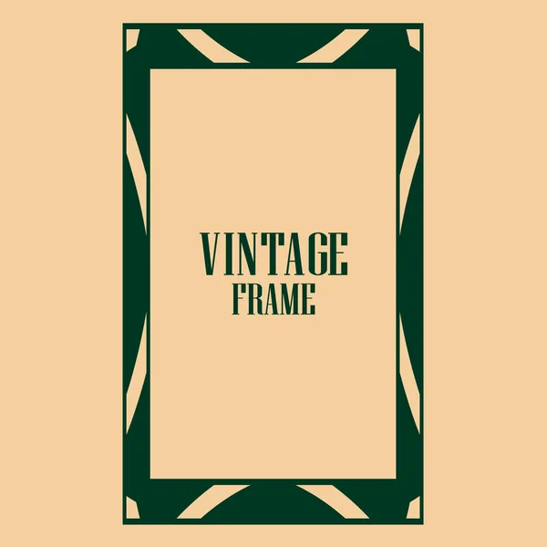 Art Deco Frame — Vector de stoc