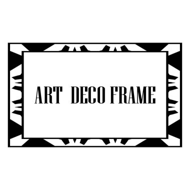 art deco çerçeve