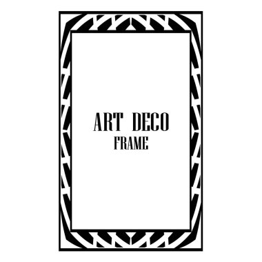 art deco çerçeve
