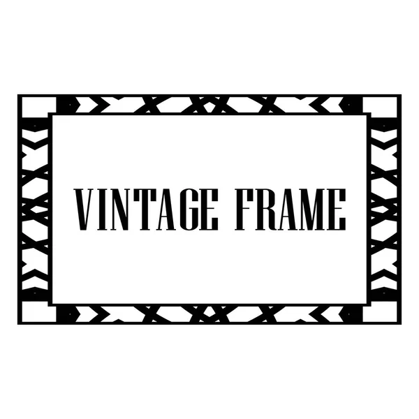 Art Deco Frame — Stock Vector