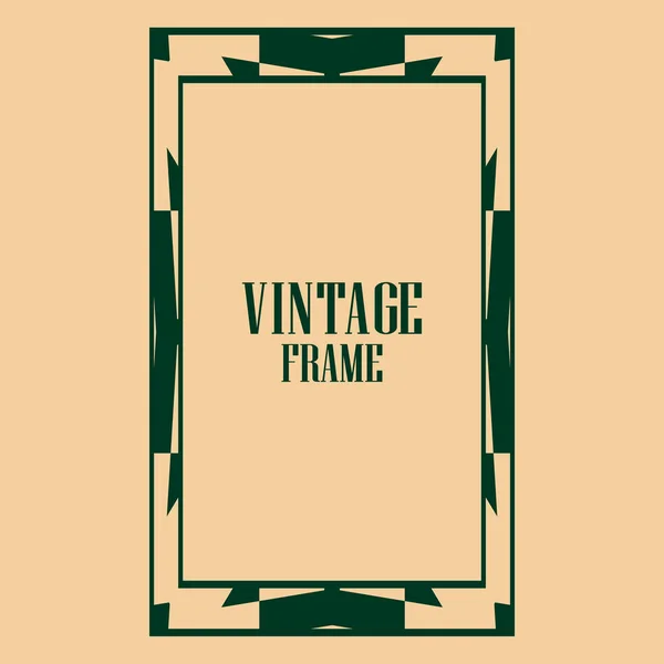 Art Deco Frame — Vector de stoc