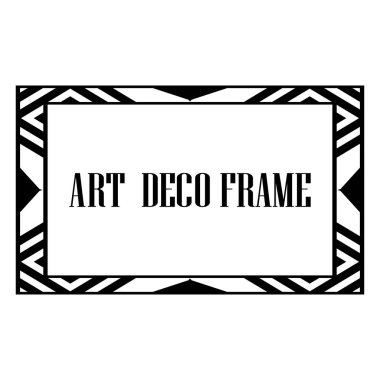 art deco çerçeve